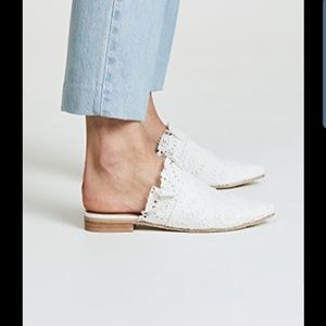 Free People Eyelet Sienna Mules